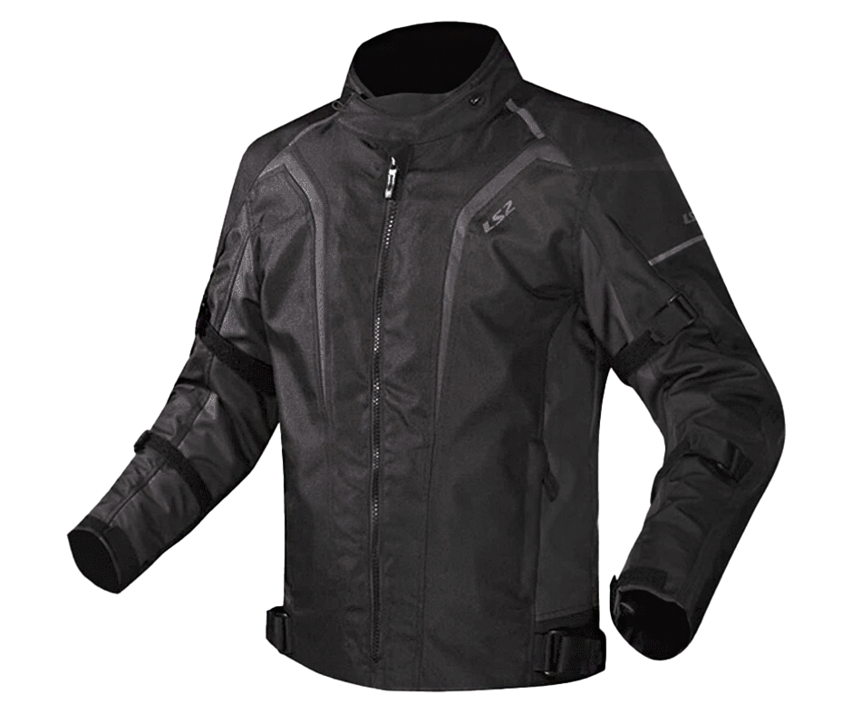 CASACA LS2 HOMBRE SEPANG NEGRO/GRIS OSCURO 